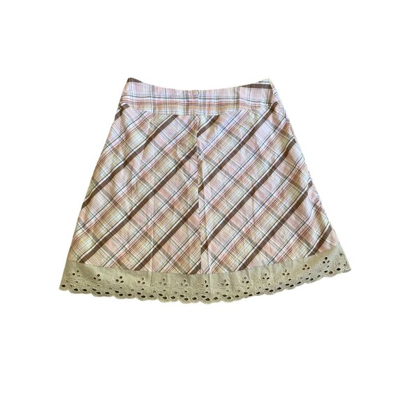 My Michelle Plaid Summer Skirt Size 11/12 - Picture 3 of 3